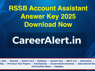 RSSB Account Assistant Answer Key 2025