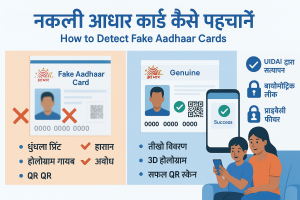 How to detect Fake Aadhaar Card, नकली आधार कार्ड कैसे पहचानें